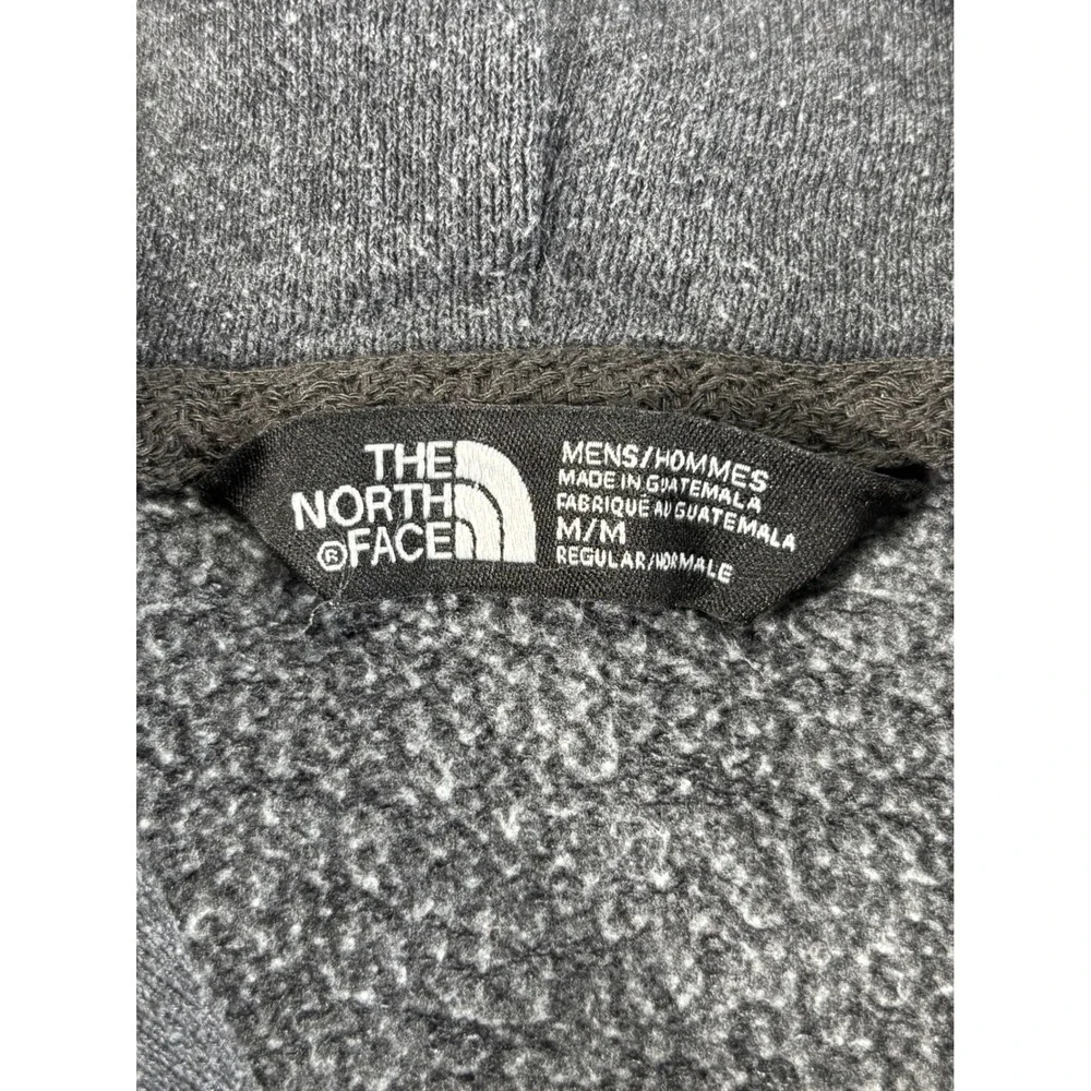 The North Face Hoodie‎ Mens M Grey USA Flag Graphic Pullover NF0A352E